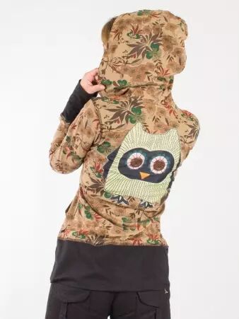 Veste Owl Camel veste camel owl style casual