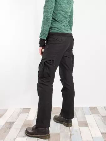 Pantalon cargo M65 femme noir v�tement f�minin solide et confortable