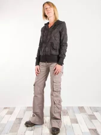 Urban Zipper Gris hoodie zip gris style street