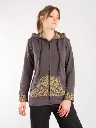 Veste Lola Grise veste lola grise minimaliste