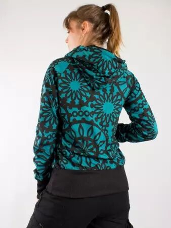 Urban Zipper Bleu veste zip bleu confort casual