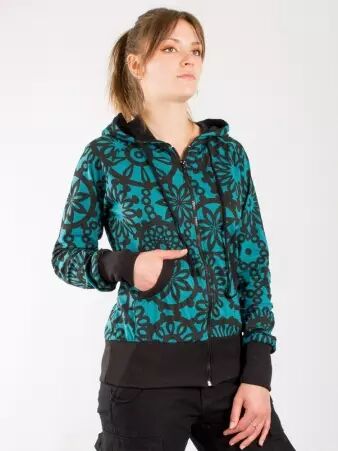Urban Zipper Bleu veste zip bleu confort casual