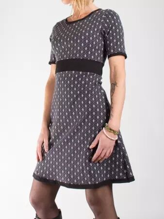 Robe Elie Diamond Gris robe fluide diamond gris