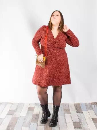 Robe Louie Diamond Corail robe boh�me solaire