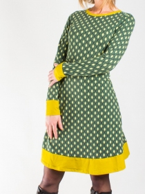 Robe Guapa Diamond Vert robe f&eacute;minine graphique