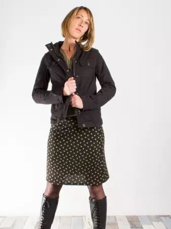 Jupe Rosita mi-longue Dakota jupe confortable � la silhouette harmonieuse