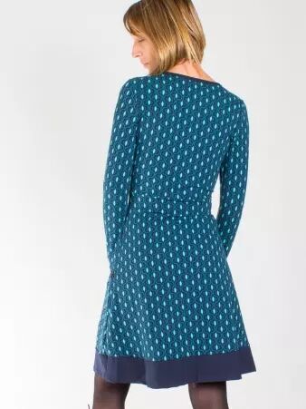 Robe Guapa Diamond Bleu robe graphique contemporaine