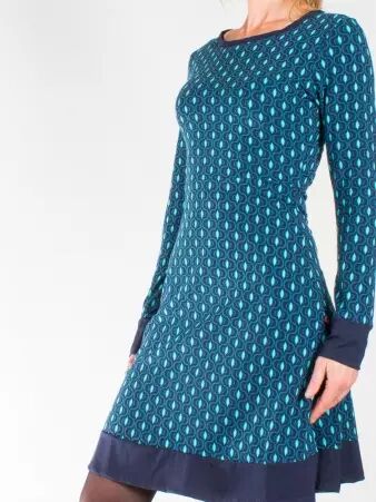 Robe Guapa Diamond Bleu robe graphique contemporaine