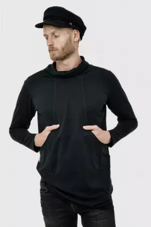 Sweat Bilal noir cr�ation au caract�re artistique affirm�