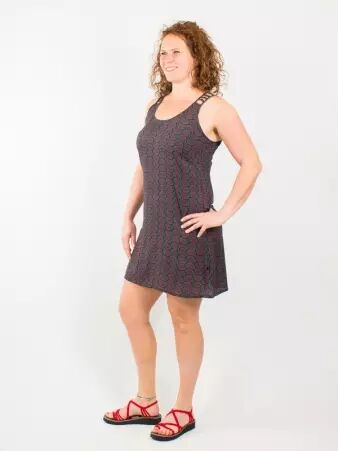 Robe Oshi Seigaiha Stone robe fluide