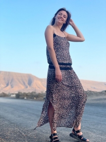 Robe Longue Cha&iuml;ma Ogee robe longue motif ogee