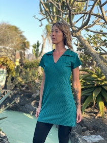 Top Julia Asanoha Peppermint top japonais asanoha vert menthe