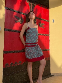 Robe Cha&iuml;ma Coton Flower Tosca robe f&eacute;minine fleurie