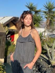 Combi-short Calico v&ecirc;tement mode &agrave; l'allure d&eacute;contract&eacute;e