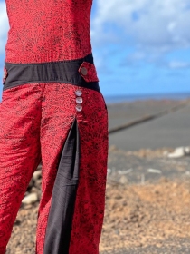 Combinaison Caribbean Graphical Red combinaison femme au style audacieux