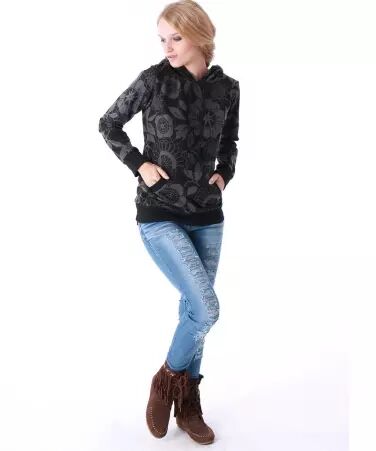 Urban Sweater Gris sweat urbain gris polyvalent