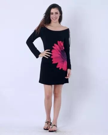 Robe Calao Dalhia robe artistique � motif floral