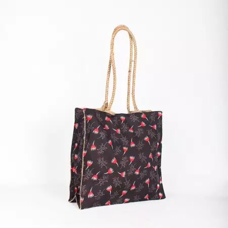 Sac Jutte sac boh�me en toile de jute naturelle