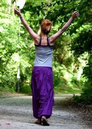 Sarouel Festival Violet sarouel fluide violet esprit libre