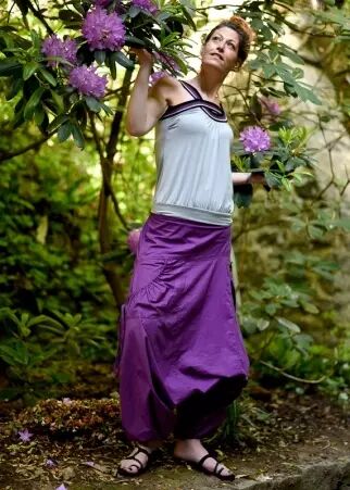 Sarouel Festival Violet sarouel fluide violet esprit libre