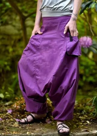 Sarouel Festival Violet sarouel fluide violet esprit libre