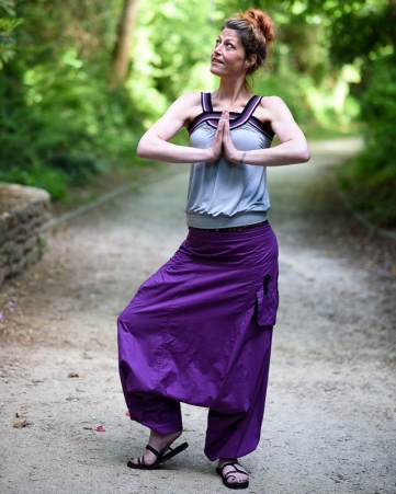 Sarouel Festival Violet sarouel fluide violet esprit libre