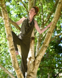 Combinaison Aria Kaki combinaison femme &agrave; l'esprit naturel