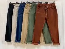Pantalon magic velours Rouille pantalon velours rouille au style automnal