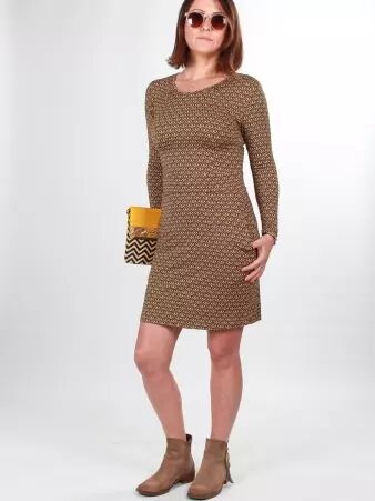 Robe Annabelle Retro robe vintage � imprim� r�tro
