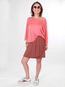 Jupe Lilia Omecanic cr&eacute;ation textile pens&eacute;e pour le confort et l'&eacute;l&eacute;gance quotidienne