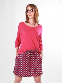 Jupe Lanna courte Albisia article mode &agrave; l'esth&eacute;tique soign&eacute;e et facile &agrave; associer