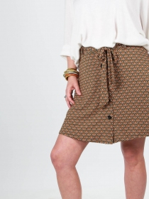 Jupe Lanna courte Retro v&ecirc;tement en maille &agrave; la coupe confortable et au style contemporain