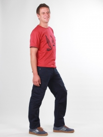 Pantalon Cargo Adven Brandit Homme Navy v&ecirc;tement masculin technique et fonctionnel