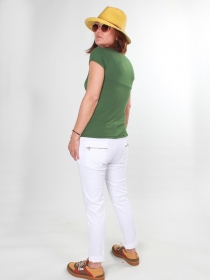 TOP ILANGA vert kaki top essentiel vert kaki