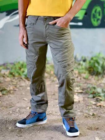 Pantalon Cargo Adven Brandit Homme vert kaki v�tement masculin outdoor et pratique
