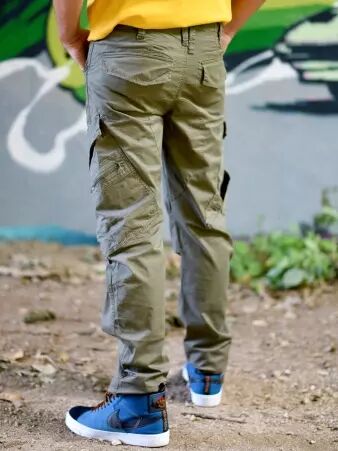 Pantalon Cargo Adven Brandit Homme vert kaki v�tement masculin outdoor et pratique