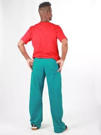 Pantalon Born�o Emeraude v�tement f�minin color� � l'allure graphique