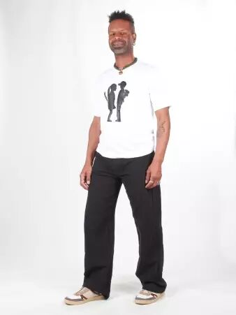 T-shirt Moi non plus t-shirt slogan minimaliste