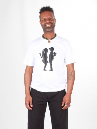T-shirt Moi non plus t-shirt slogan minimaliste