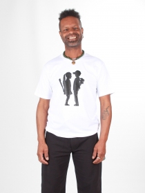 T-shirt Moi non plus t-shirt slogan minimaliste