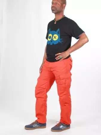 Molecule Pantalon ripstop 55003 Orange pantalon technique � l'allure affirm�e