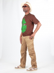 Pantalon Cargo Adven Brandit Homme Camel pantalon cargo homme camel au style outdoor