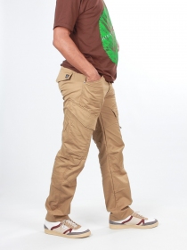 Pantalon Cargo Adven Brandit Homme Camel v&ecirc;tement masculin robuste &agrave; la coupe utilitaire