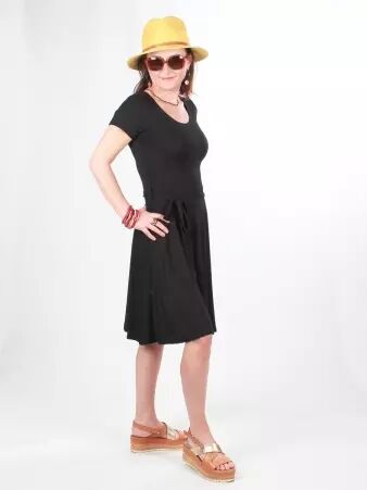 Robe Cecil Noir robe f�minine polyvalente