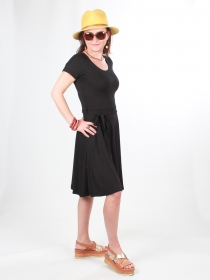 Robe Cecil Noir robe noire fluide intemporelle