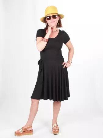 Robe Cecil Noir robe f�minine polyvalente