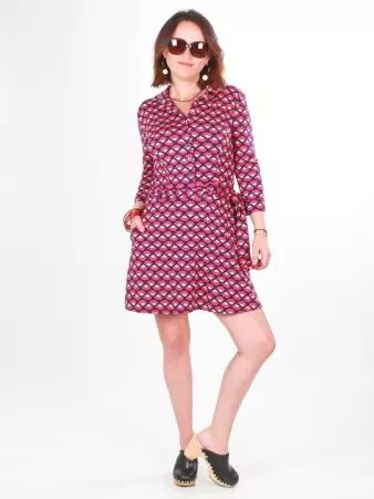 Robe Anna courte Albisia robe fluide et lumineuse