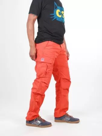 Molecule Pantalon ripstop 55003 Orange pantalon technique � l'allure affirm�e