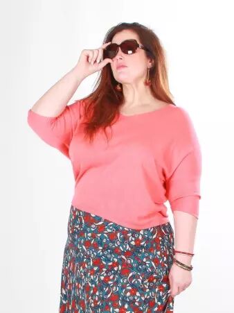 Pull Liza corail pull Liza corail lumineux