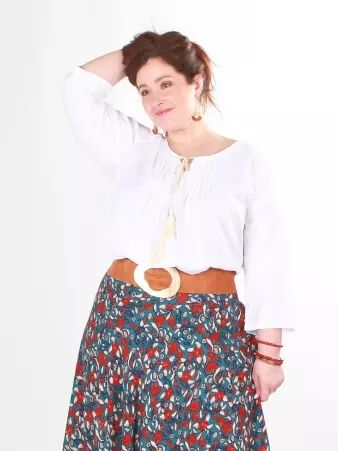 Top Chula Blanc top fluide blanc style minimaliste